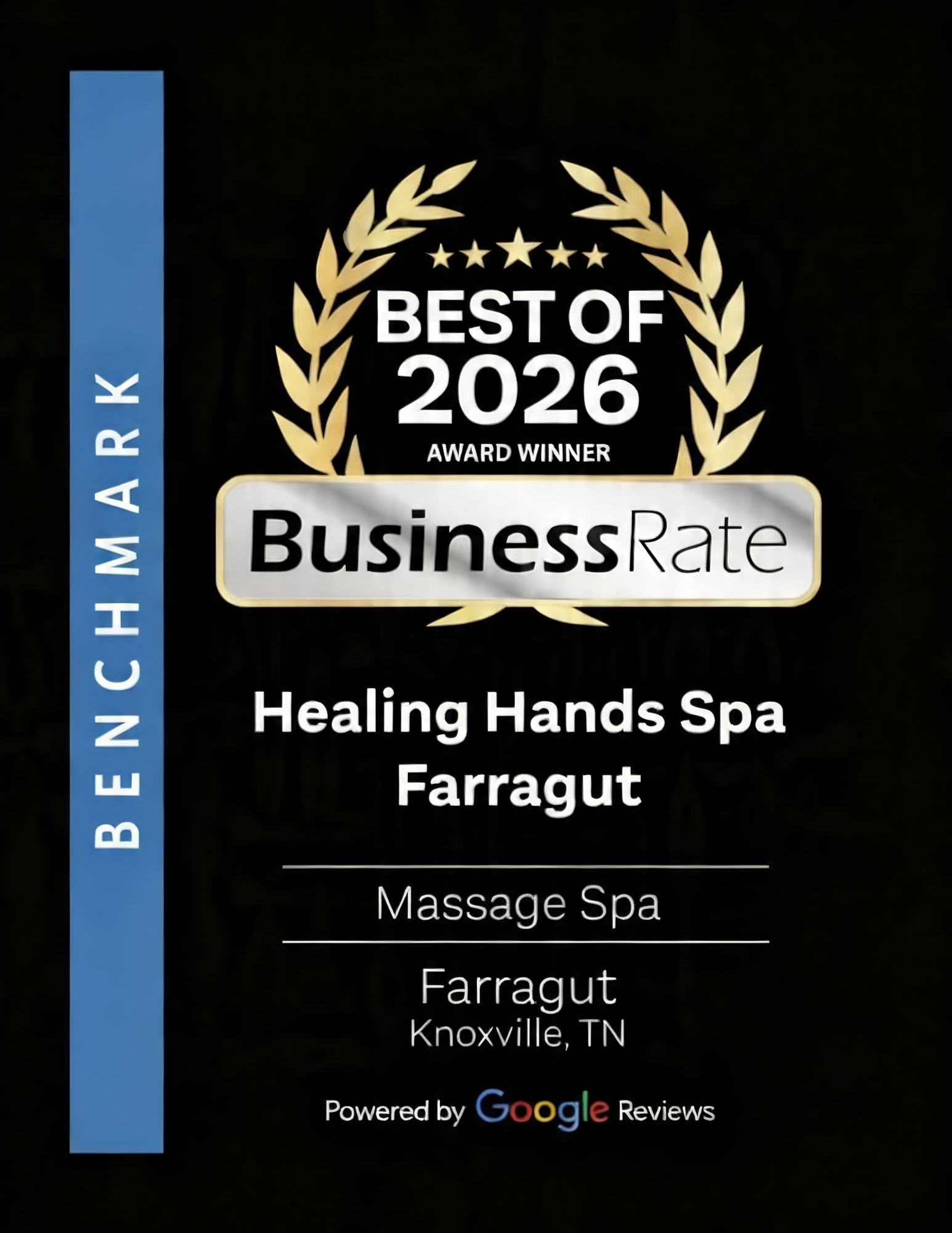 Healing Hands Spa Farragut — Best of 2026 Award Winner, BusinessRate Massage Spa